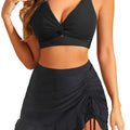 Strappy Twist Bikinis Triangle Swimsuit Ruffle Drawstring | SAMAG