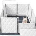 Whelp Ing Box for Dog Pregnant Birth Assistance Birthing Supplie with Rail Small Padded Pen Playpen Plastic Whelp Fence