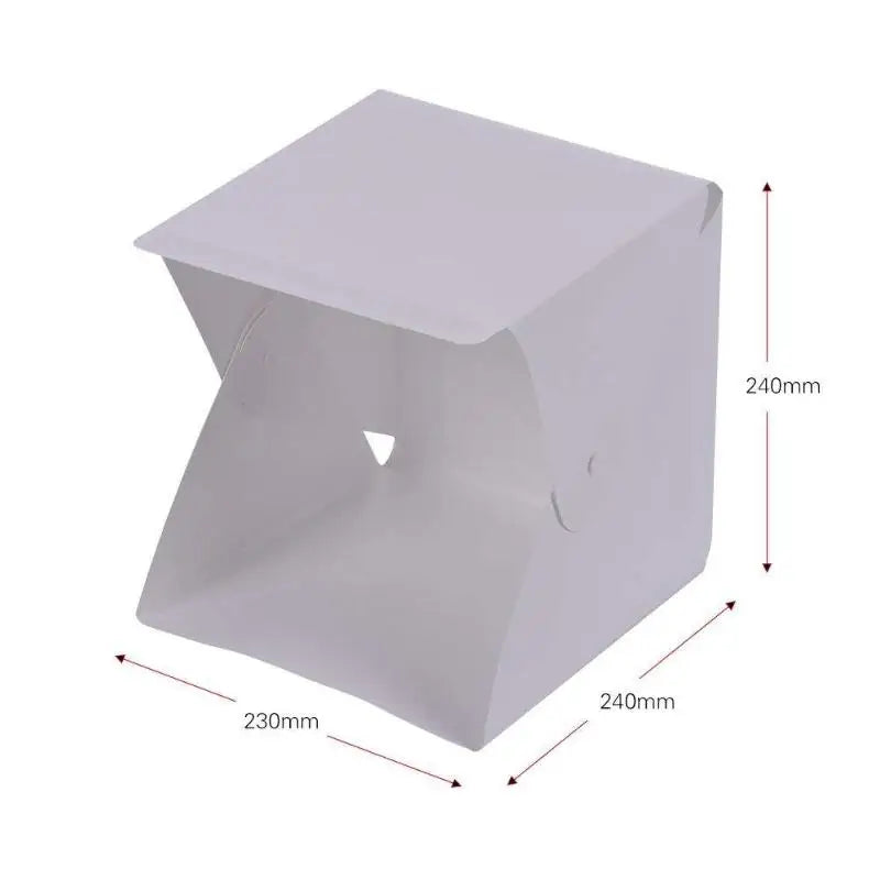 Portable LED Photo Studio Light Box Foldable Photography LED Photo Studio Tent USB Mini Light Box With 2/4/6 Color Backdrop
