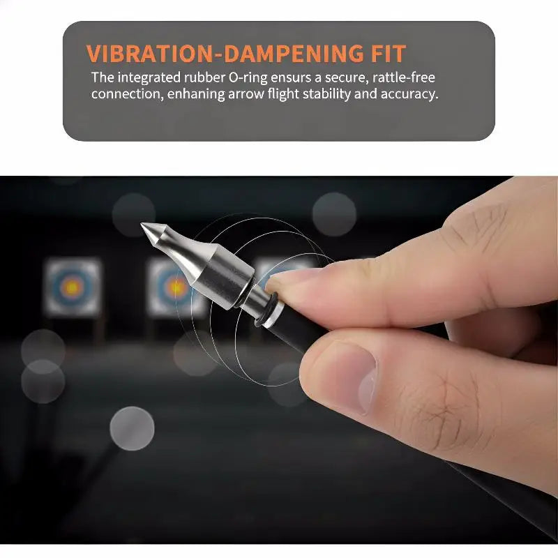 New Screw In Metal Field Points 8.8mm Archery Arrow | SAMAG