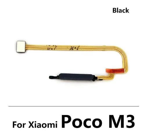 Fingerprint Scanner For Xiaomi Poco X3 Pro M3 F3 / M4 Pro 4G Home Button Fingerprint Menu Return Key Sensor Flex Cable
