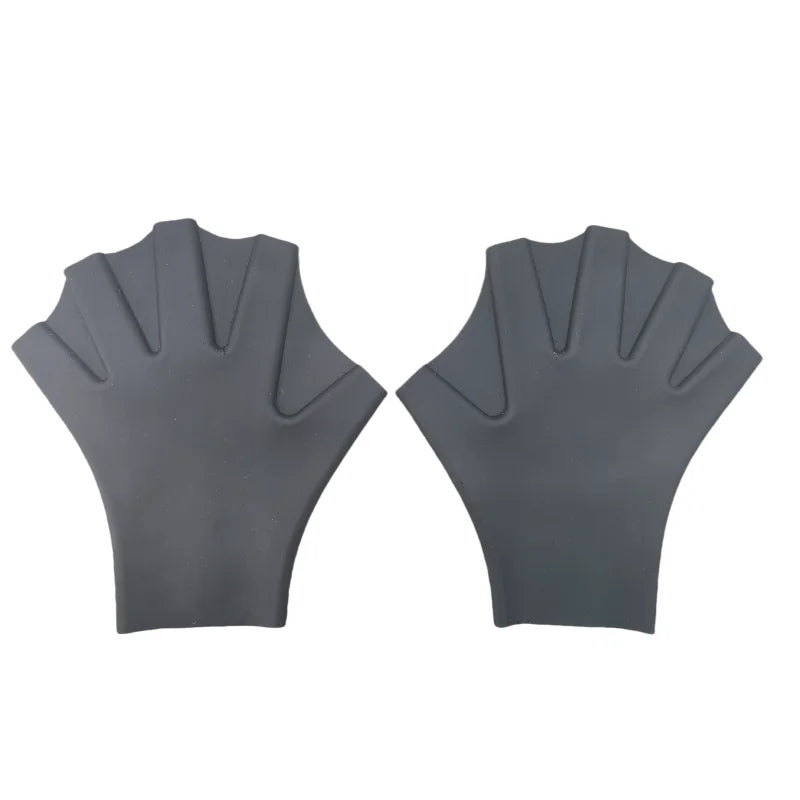 Silicone Swim Training Gloves Freestyle Breaststroke Practice Webbed Duck Palms Waterproof Adult Swimming Gear for Men Women New