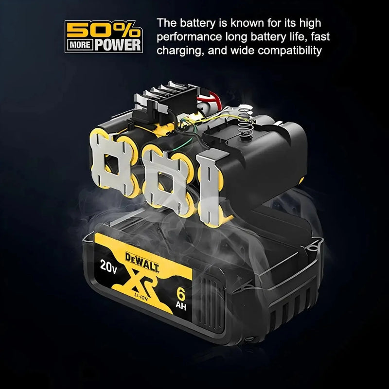 100%Original Battery Dewalt 18V 20V Power Tool Replace DCB200 Series Accessories Rechargeable Lithium - View 5 | SAMAG