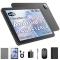 Aobante Tablet 10.1Inch Android 15 Octa-Core 24GB(8GB+16GB)RAM 128GB ROM 1280x800 IPS Tablets PC WiFi 5 Widevine L1 Keyboard Set