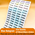 Kawaii Waterproof Name Tag Sticker Custom Adhesive Stationery Decals Personalize First Name Label for Children School Bottle