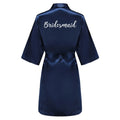 Satin Silk Robes Plus Size Wedding Bathrobe Bride | SAMAG