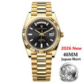 PAGANI DESIGN Men's Watches DD40 Gold White Luxury Automatic Watch Japan Movt Date Week Mechanical For - Visuel 9 | SAMAG