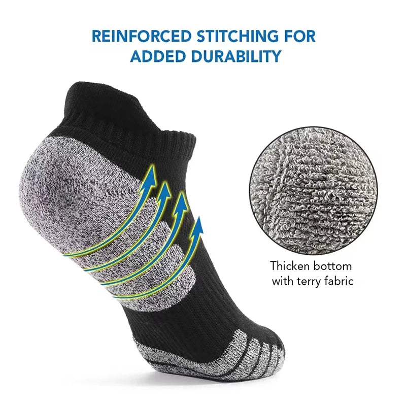 3 Pairs Professional Running Sports Fitness Ankle Socks | SAMAG