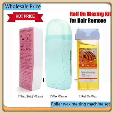 Depilatory Wax Cream Hair Removal Roller Heater Waxing | SAMAG