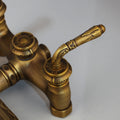 ZAPPO Shower Faucet Clawfoot Tub Shower Systerm Wall Mounted Bathroom Tub Filler with Hand Held Shower Sprayer Vintage