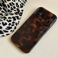 Amber Retro Brown Imd Shockproof Phone Case For IPhone 17 16 15 14 12 11 13 Pro Max Plus Air Protector Back Cover