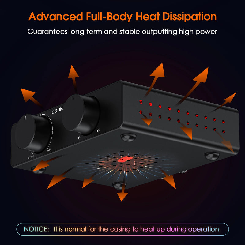 Douk Audio A5 Mini TPA3255 Digital Power Amplifier HIFI 300W Class D Home Stereo Speaker Amp