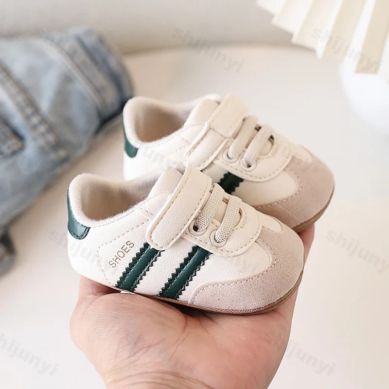 Baby Walking Shoes 2026 Spring Unisex First Walking Indoor Outdoor Toddler Shoes Comfortable Non-slip Casual Shoes 0-18 Months