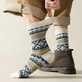 4 Pairs Man Short Socks Retro Bohemian Stripe Style | SAMAG