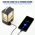 New Camping Lamp: Outdoor, Long Battery, Rechargeable/Solar, Retro Bedside Lamp, Tungsten Warm Light, Portable Handle