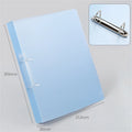 A4 Binder 4 Hole Binder D-Type Punch Folder Office Storage File Ring Waterproof Test Paper Data Storage Folder Learning Supplies