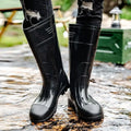 Spring Autumn High Male Shoes Work Camo Waterproof Resistant Without Lacing Cheap Fishing Wellies New On Offer Men's Rain Boots
