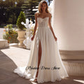 Customized Beach Chiffon Wedding Dresses for Women - View 4 | SAMAG
