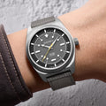 CADISEN TI-7 Autodyne Titaniu Men's Mechanical Wristwatch 8215 Movement Sapphire Glass 10ATM Waterproof Calendar Feature Luxury