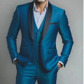 Men Formal Slim Fit Tuxedo Prom Suit Male Groom Wedding Blazers High Quality Groomsman Luxury Dress Business Banquet Party Suit