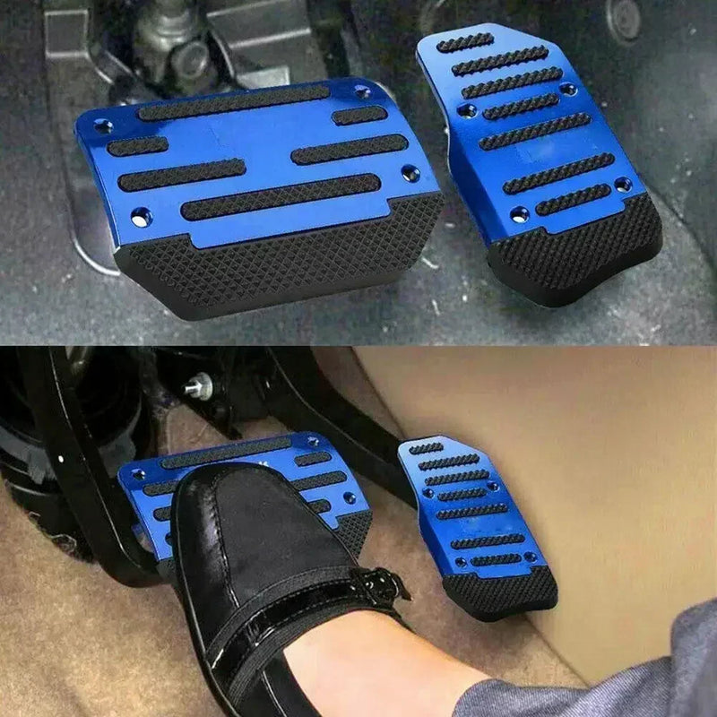 Accelerator pedal cover, anti-skid pedal, brake kit, automatic transmission car pedal, universal aluminum alloy car parts