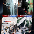 SYNCO XTALK X2 X5 2.4G Wireless Intercom Headset System 2-Person 350M 1148FT 24H Working Time Noise Reduction for Video Shooting