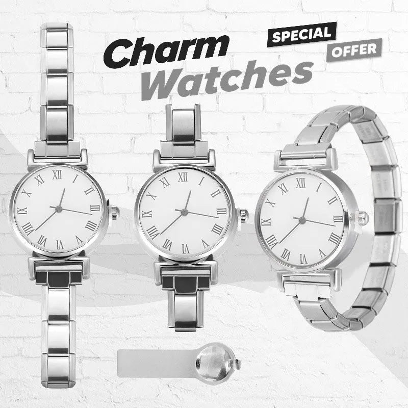 9MM Titanium Stainless Steel Bracelet for Women Men Watch Bracelet DIY Making Italian Charm Link Bracelets Replacement Fashion