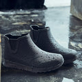 New Fashion Men's Rain Boots Rubber Boots Platform Ankle Boots 2025 Summer Slip on Couples Booties Men Work Shoes Botines Mujer