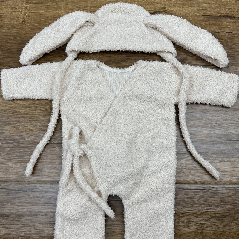 0-12 Months Baby Bunny  Rabbit Outfit Newborn Photography Props  Jumpers Baby Photo Shoot Clothing