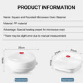 New Microwave Steamer with Circular Square Single Double and Triple Layers  Perfect for Kitchen Use