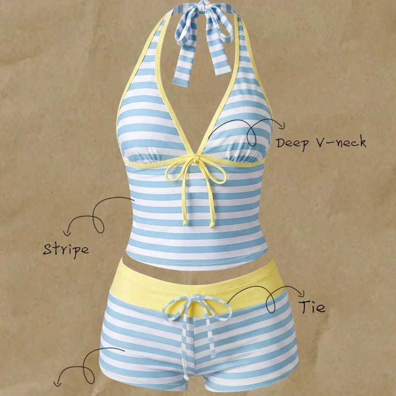 Sexy Women's Swimsuit Polka Dot Tankinis Bikinis Sets | SAMAG