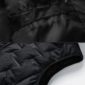 Men Autumn Winter Thickened Waistcoat Hooded Sleeveless Zipper Placket Vest Coat Down Vest Outwear Men's Iinsulated Vest