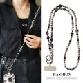 Exquisite and Sophisticated Crossbody Mobile Phone Chain for Women, Long Outdoor Travel, Anti Loss and Anti Fall Universal