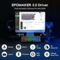 EPOMAKER HE75 V2 75% ANSI US Layout Tri-mode Wireless Hall Effect Gaming Keyboard 0.005mm Adjustable Actuation/Rapid Triggering