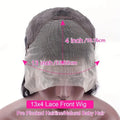 Raw Body Wave 200% Density 30 inch 13x6 HD Lace Front Human Hair Wigs Natural Color 13x4 Frontal Wigs Women Closure Wigs