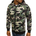 2026 New Mens Sweatshirt Casual Camouflage Hooded Coat for Spring Autumn Male Streetwear Hoodies Cardigan Sportswear MY766