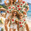 New Mother Kids Family Wear Beach Hawaiian Shirt Tropical - View 2 | SAMAG