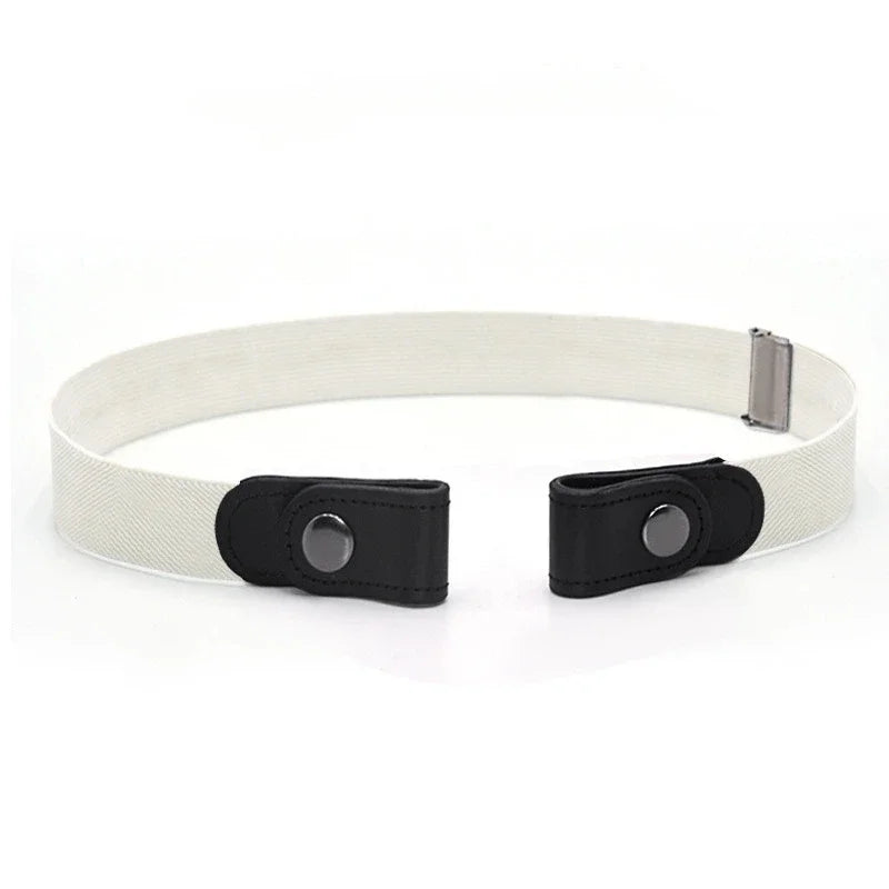 Jeans Elastic Waistband For Women/Men No Bulge No Buckle Stretch Elastic Waist Belt Versatile and Minimalist Elastic Waistband