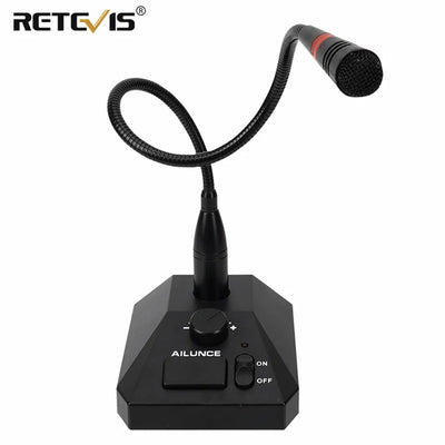 Retevis Aliunce SM01 Desktop Microphone For Walkie Talkie | SAMAG