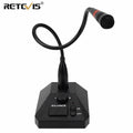 Retevis Aliunce SM01 Desktop Microphone For Walkie Talkie RT622 RT3S HD1 RA685 RT95 Two-Way Radio Handheld Mic 2pin / GP328plus