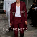 2025 New Summer Long Jacket Wedding Suits for Men White Trousers Groom Tuxedos Classic Lapel Man Blazer 2 Pieces Coat Pants Prom