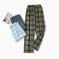 Men's Stylish Summer Pajama Pants, Thin Home Pants, Loose Breathable Air-Conditioned Pants with Elastic Waist