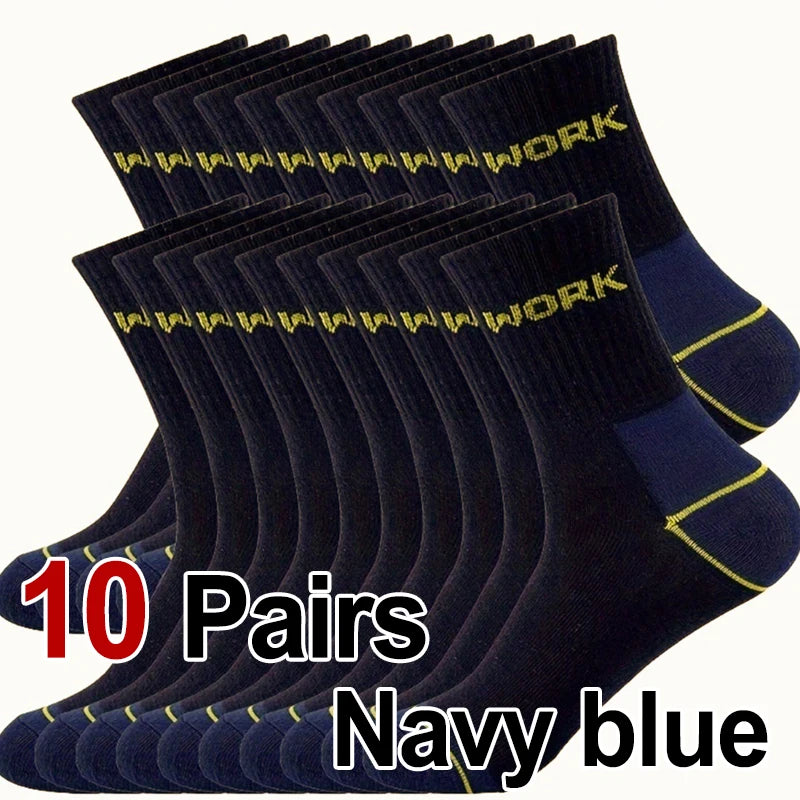 Pairs High-Quality Men Business Odor Proof Mid Tube Socks | SAMAG