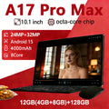 4000mAh Battery Tablet PC，8GB+256GB Large Storage，HD Camera，Android 15 System for Daily Office & Entertainment