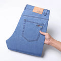 Spring Summer Thin Classic Men's Business Jeans Stretch | SAMAG
