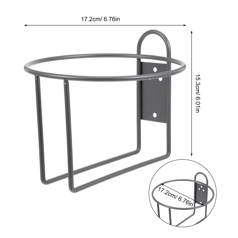 Wall Mounted Gallon Water Jug Holder Heavy Duty Round Bottle Rack Space Saving Kitchen Storage Organizer - View 6 | SAMAG