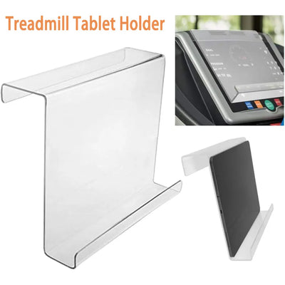 Acrylic Treadmill Tablet Holder Transparent Magazine Rack | SAMAG