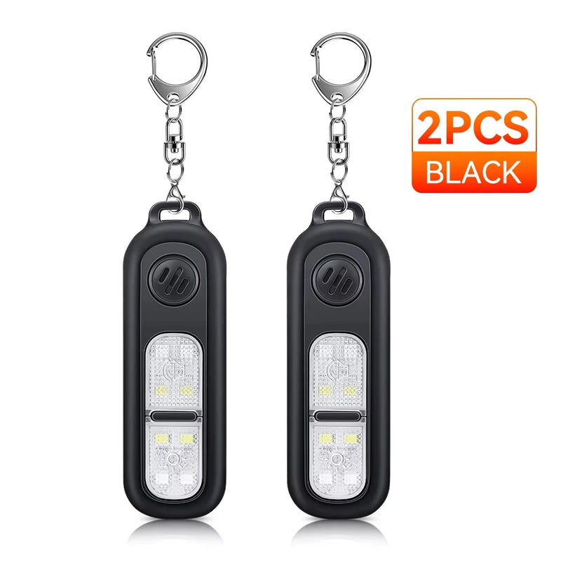 Hollarm Self Defense Personal Alarm for Women, Children, Elderly 130dB Siren Loud Rechargeable Keychain Alarm with LED Light