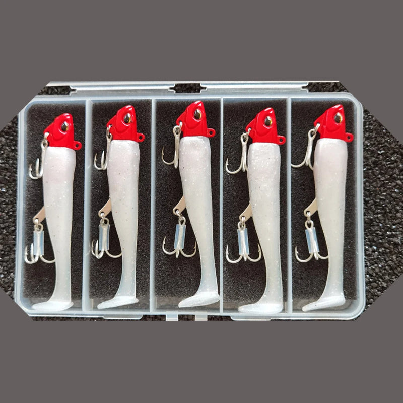 24g/10.3cm Silicone Soft Lures Set Bait for Fishing Sea | SAMAG