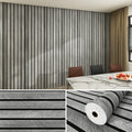 Waterproof Wall Stickers Moisture-proof 40cm Width Foam Wall Stickers Thick Foam Peel and Stick Self-adhesive Wallpaper Ceiling